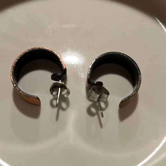 Copper hoops - Picture 3 of 3